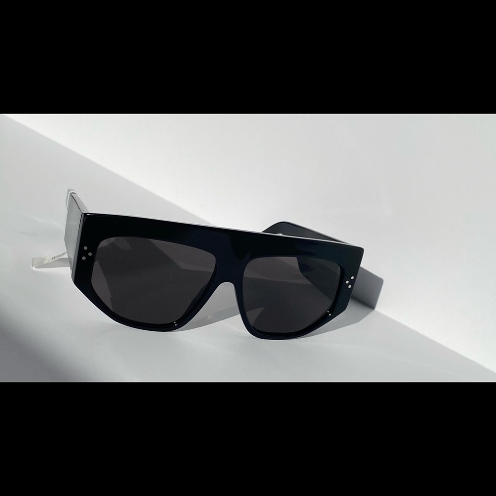 Celine Large Black Sunglasses